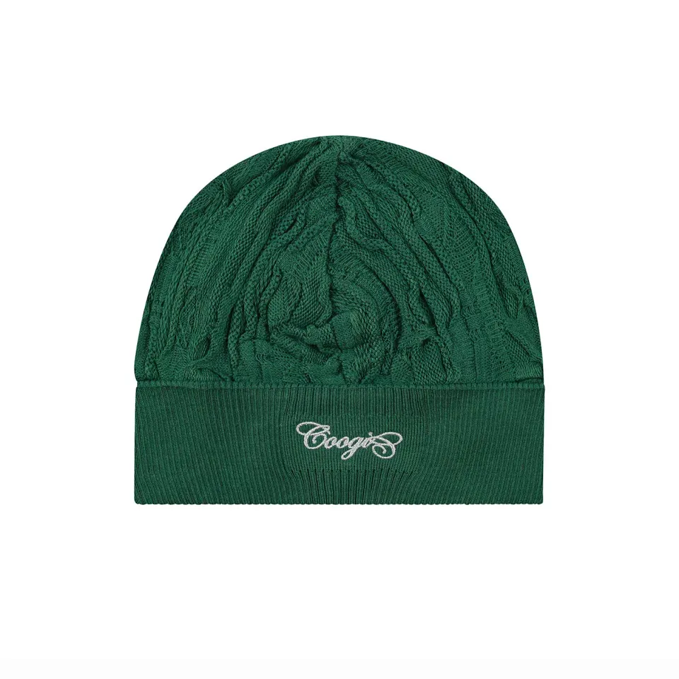 COOGI Jade caciula bleumarin din bumbac tricotat
