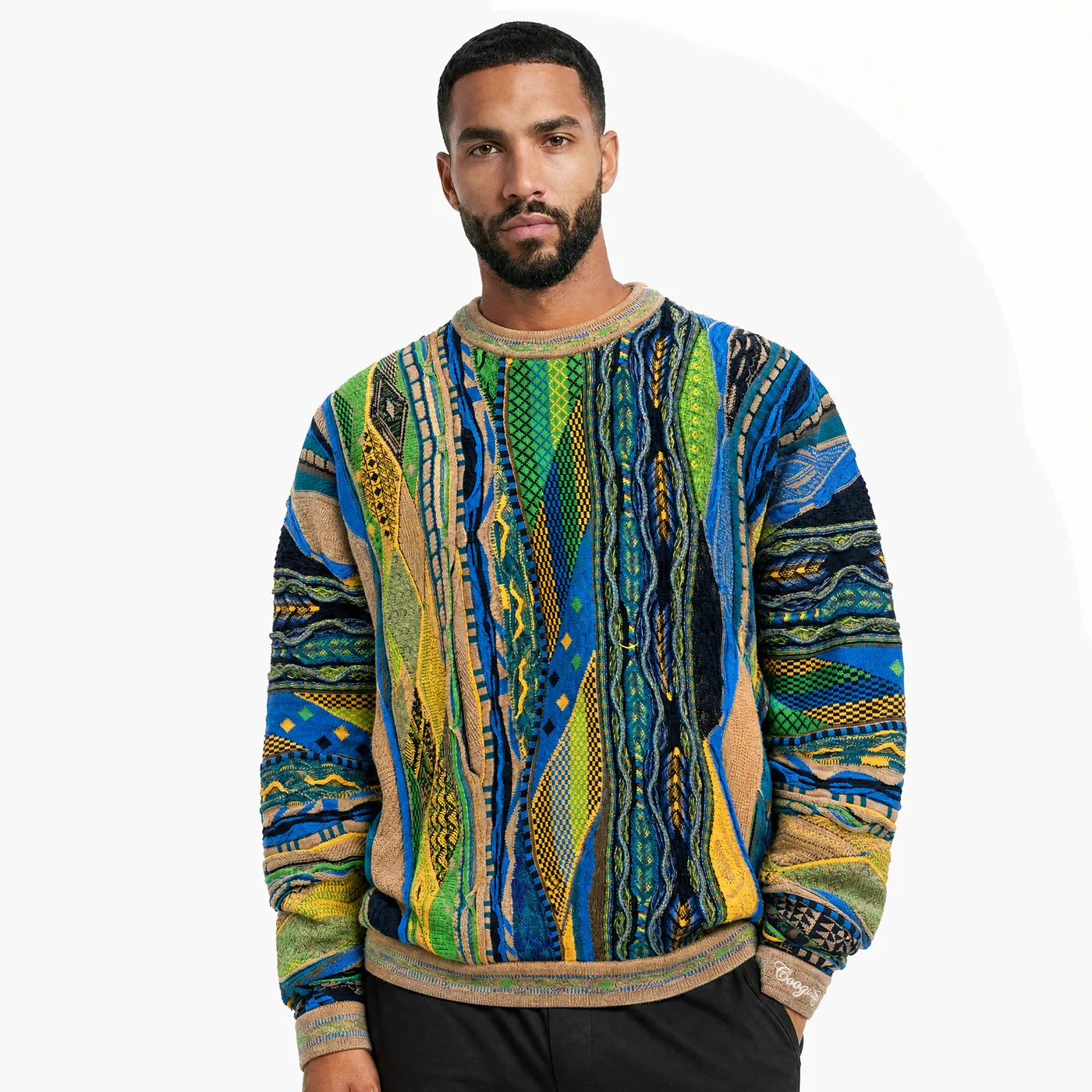 COOGI New York Crewneck pulover multicolor bumbac