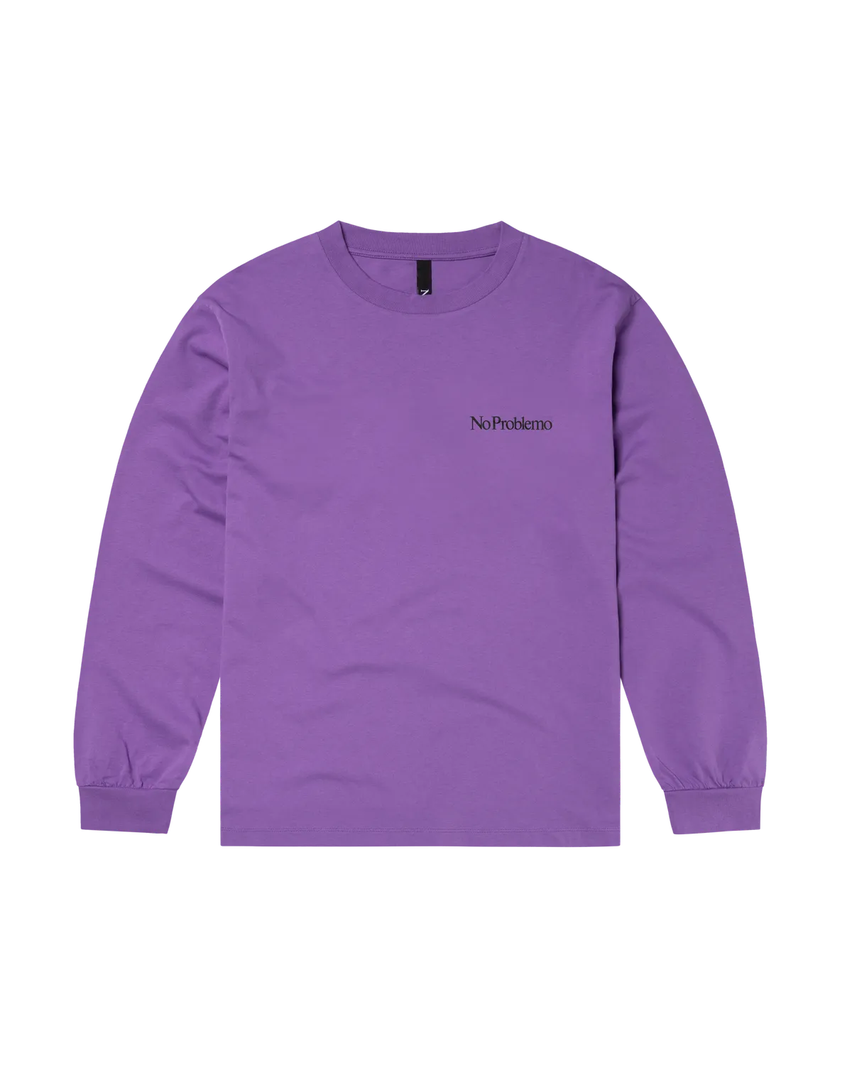 No Problemo SIDD LS Tee tricou mânecă lungă lila bumbac greu