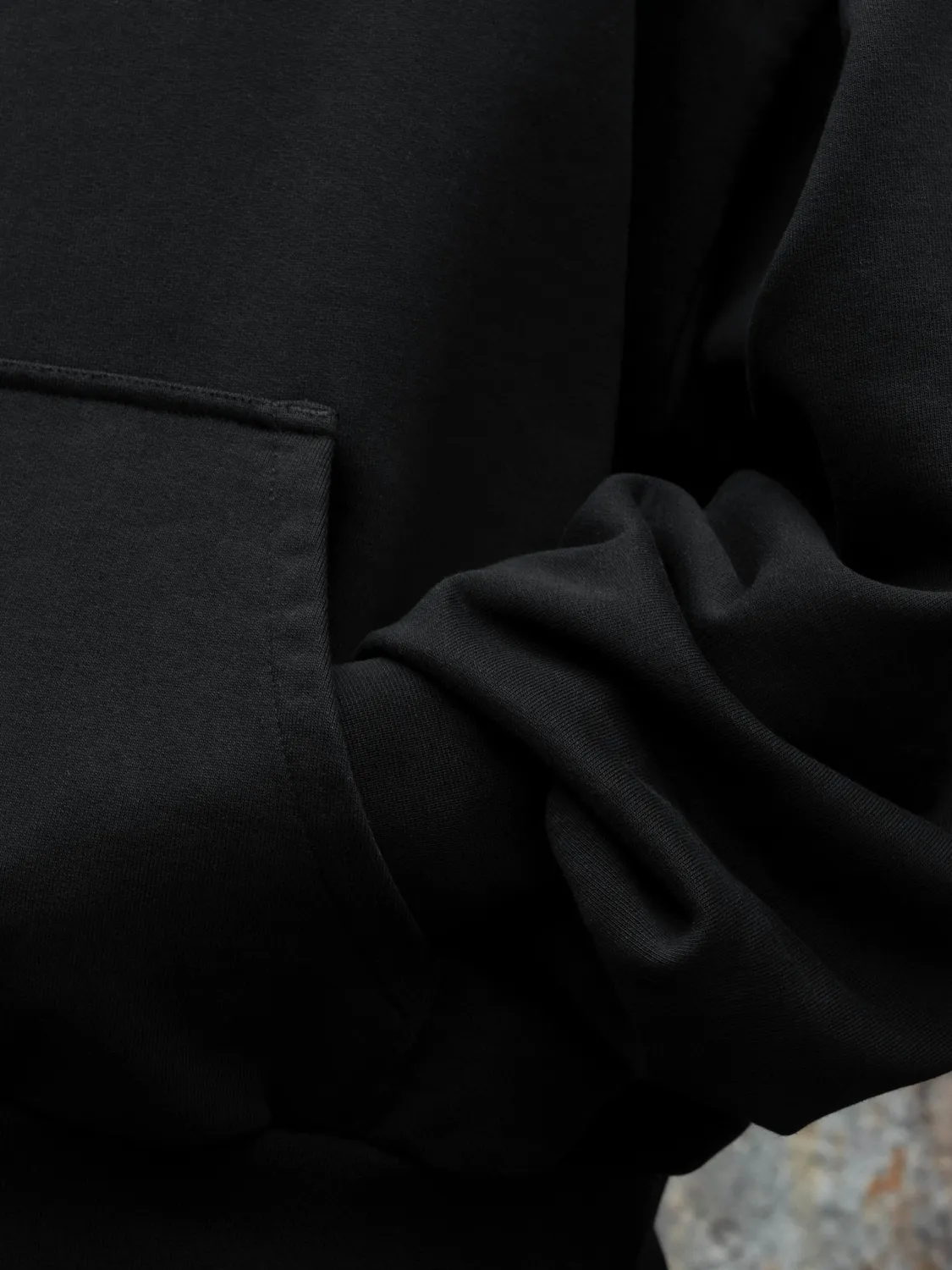 Enrage Blanc Hoodie hanorac negru 100% bumbac