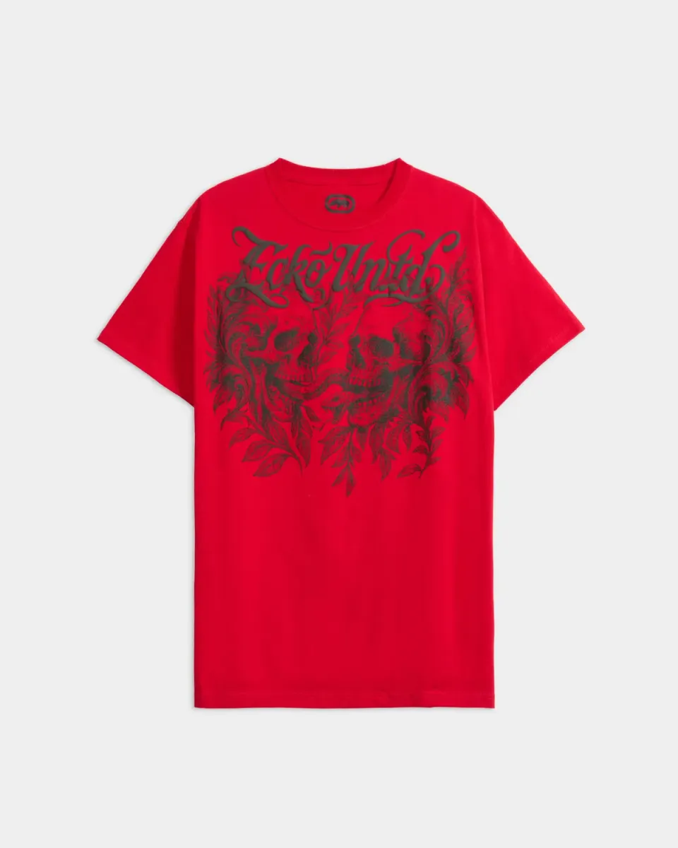 Ecko Red Skull Garden Tee tricou bumbac
