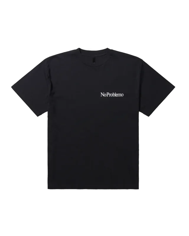 No Problemo Mini Problemo SS Tee tricou negru bumbac