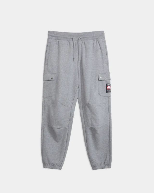 Ecko Red Cargo Pocket Fleece Baggy Pant pantaloni gri