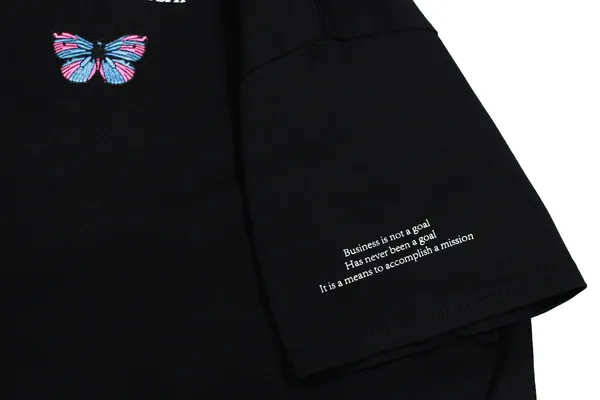 CREATEDBY Butterfly V2 tricou oversized bumbac