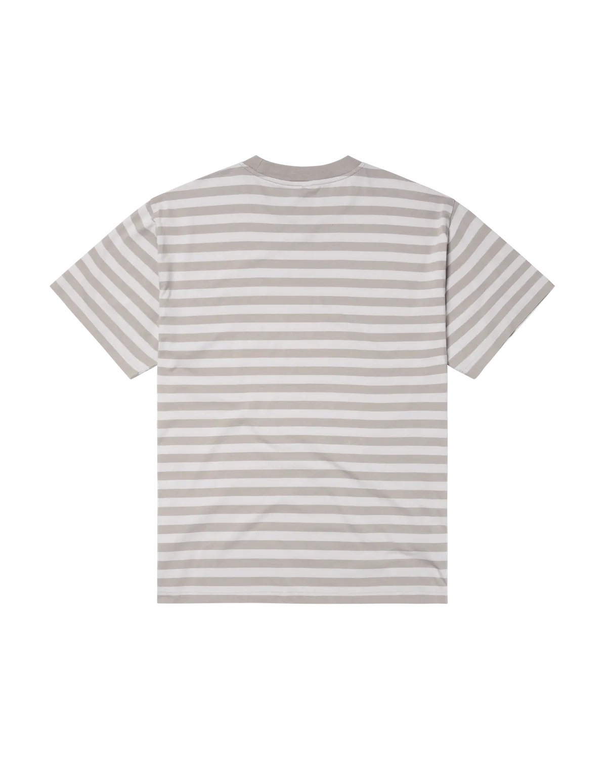 No Problemo Striped SS Tee tricou dungi gri bumbac