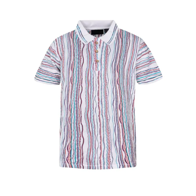 COOGI Light Weight polo tricot alb bumbac