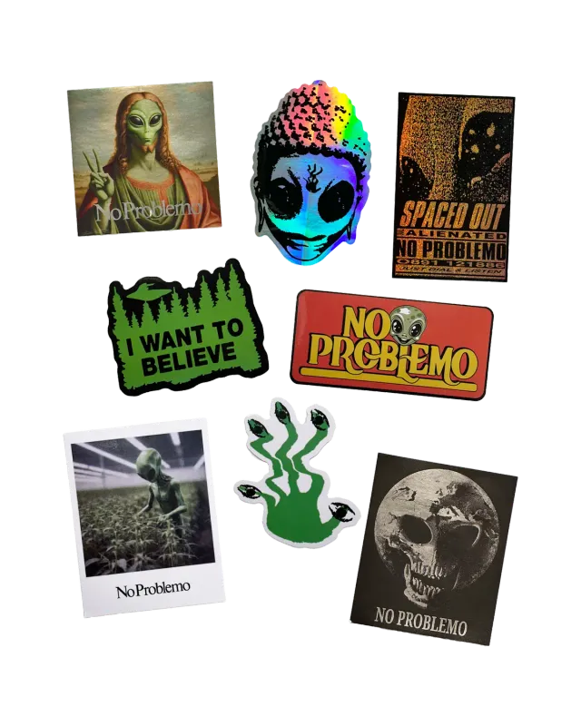 No Problemo Sticker Pack set stickere multicolor OS