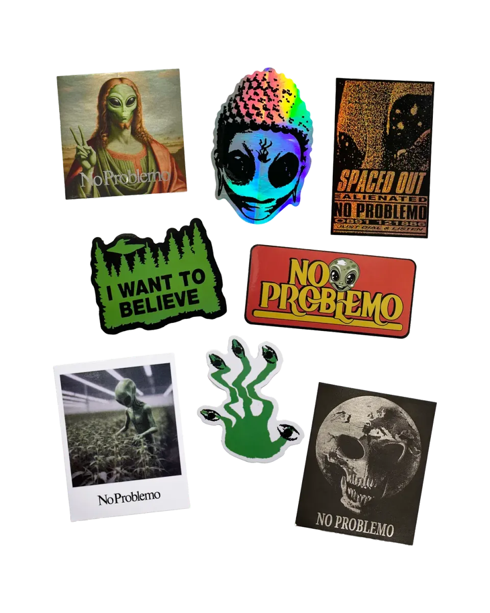 No Problemo Sticker Pack set stickere multicolor OS