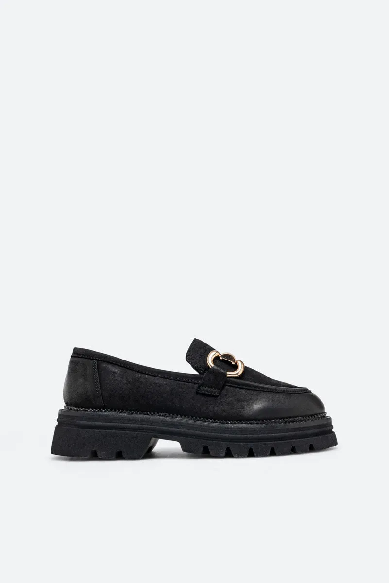 Gattinoni Planetarium Bell mocasini negri nubuck