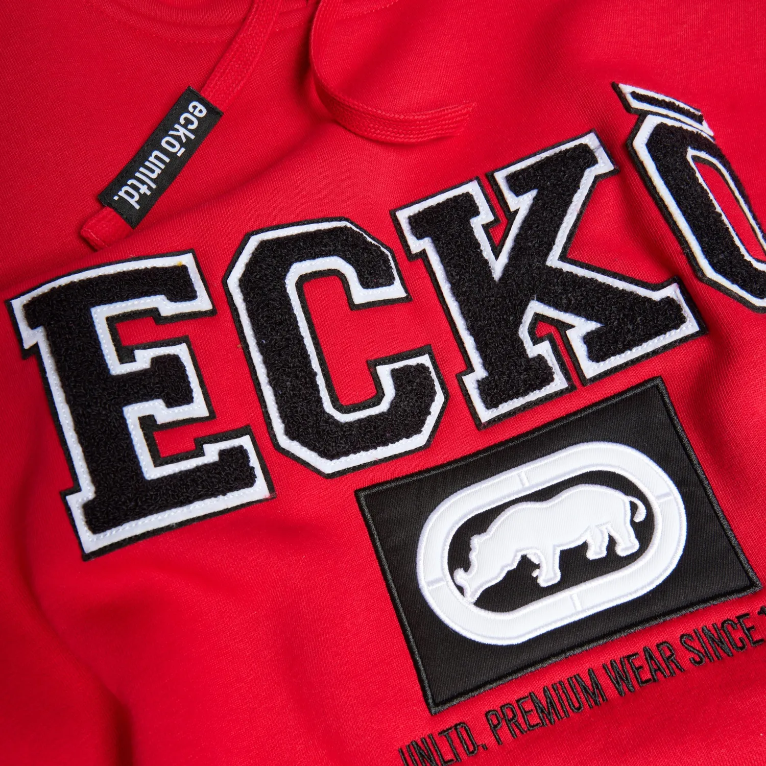 Ecko Red Classic ECKO Fleece hanorac rosu bumbac