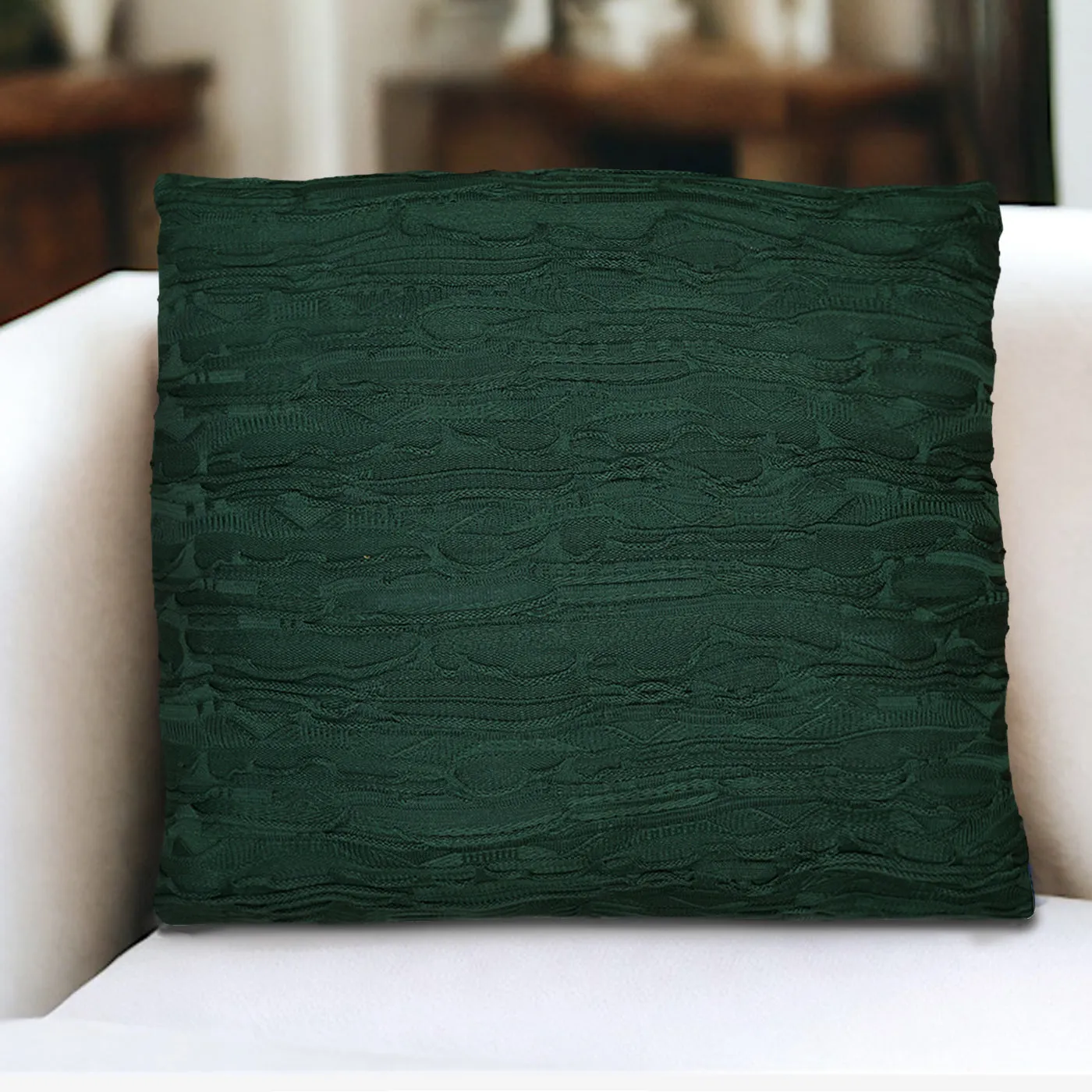COOGI Jade perna decorativa 21x21 verde jad bumbac