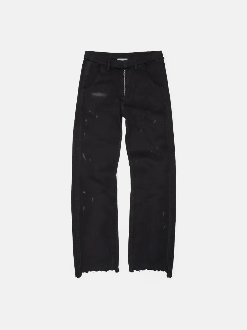 Enrage Casino Pants pantaloni negri bumbac