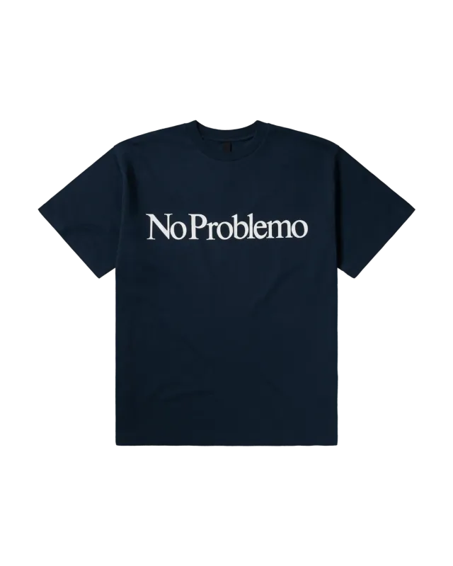 No Problemo SS Tee tricou bleumarin bumbac