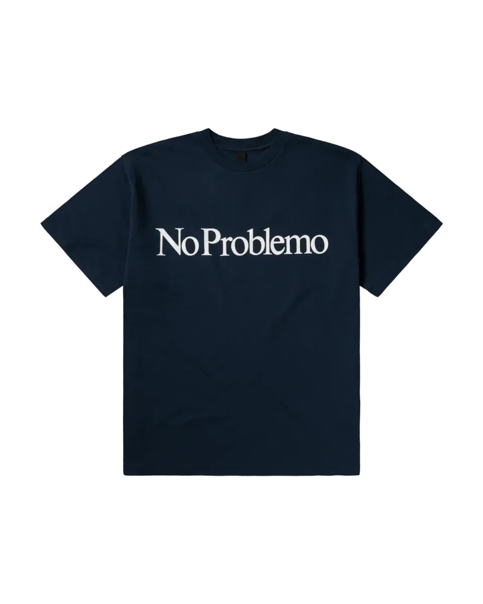 No Problemo SS Tee tricou bleumarin bumbac