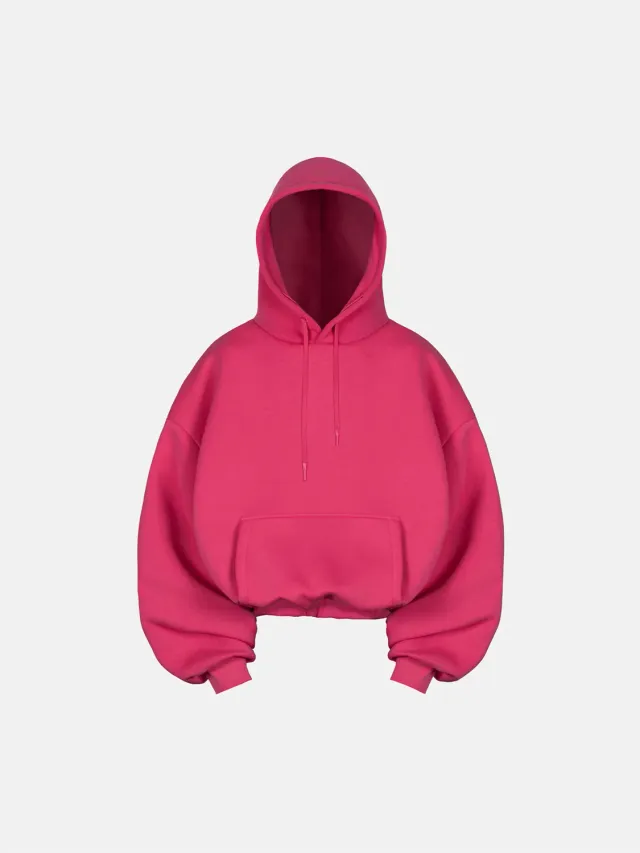 Enrage Bubble Hoodie hanorac roz gros