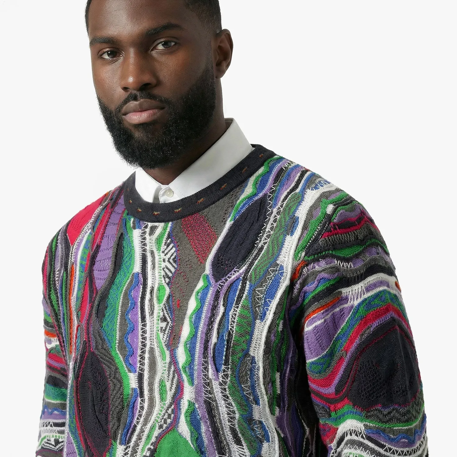 COOGI Blister pulover crewneck bumbac mercerizat