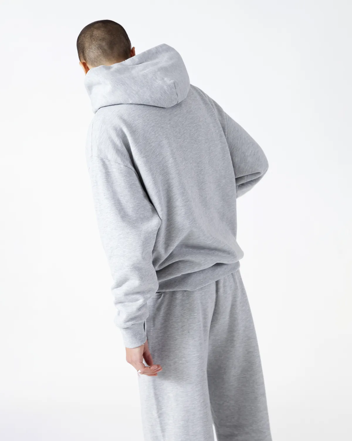 No Problemo Mini Problemo Hoodie hanorac gri bumbac