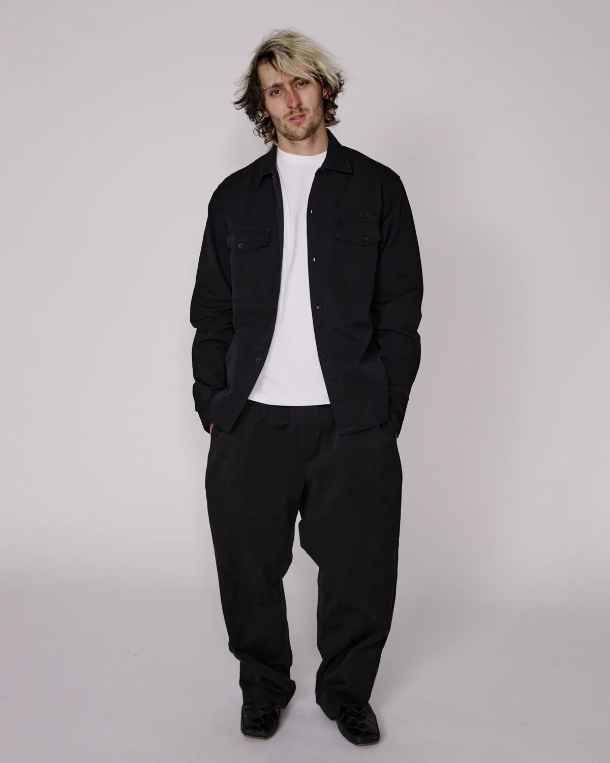 No Problemo Mini Problemo camasa ripstop neagra