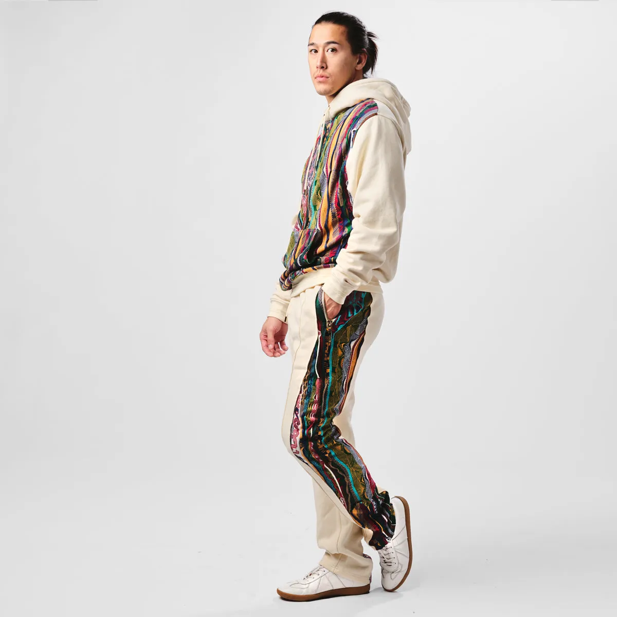 COOGI Classic Sweater Pieced pantaloni jogging fleece bumbac