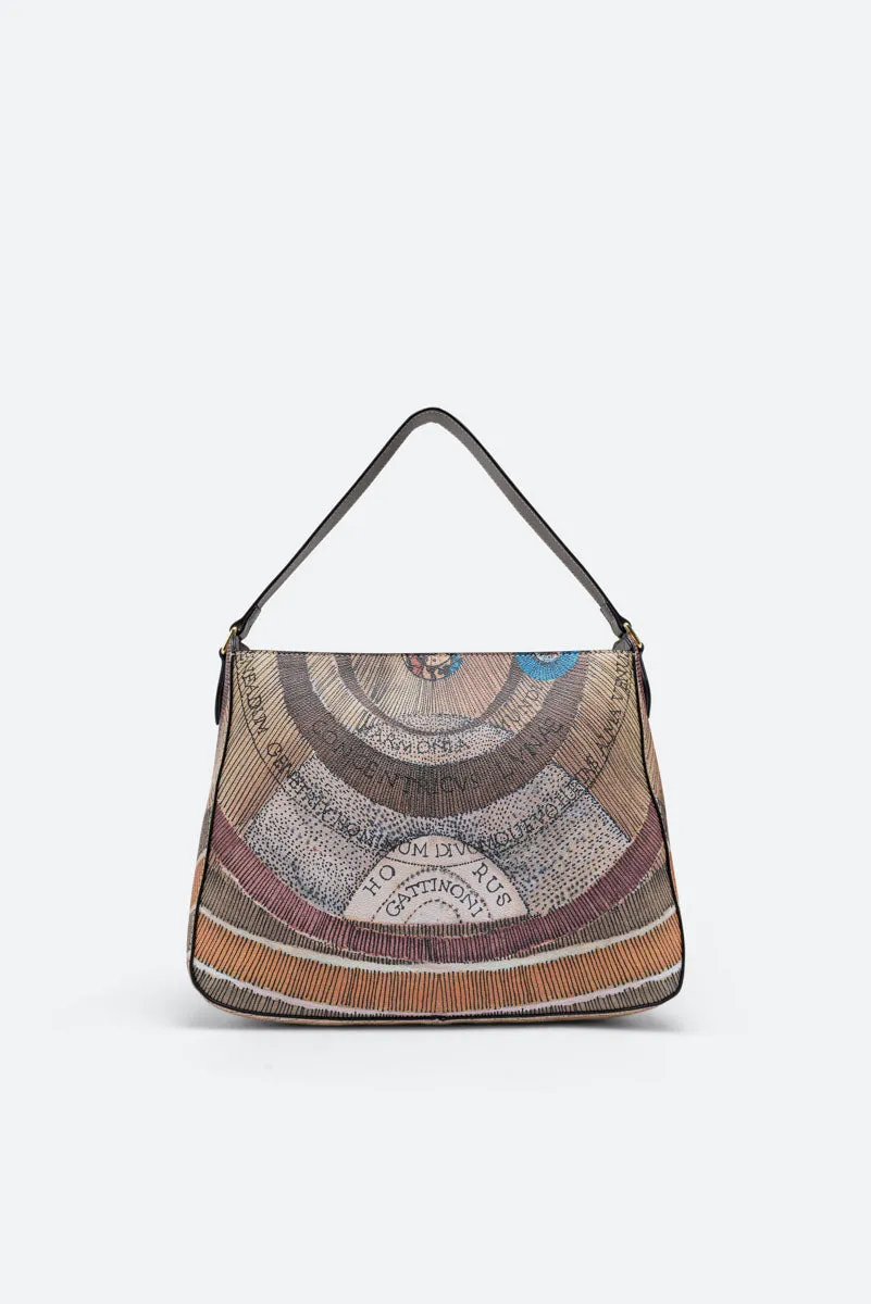 Gattinoni Planetarium Hobo geanta medie Wild piele