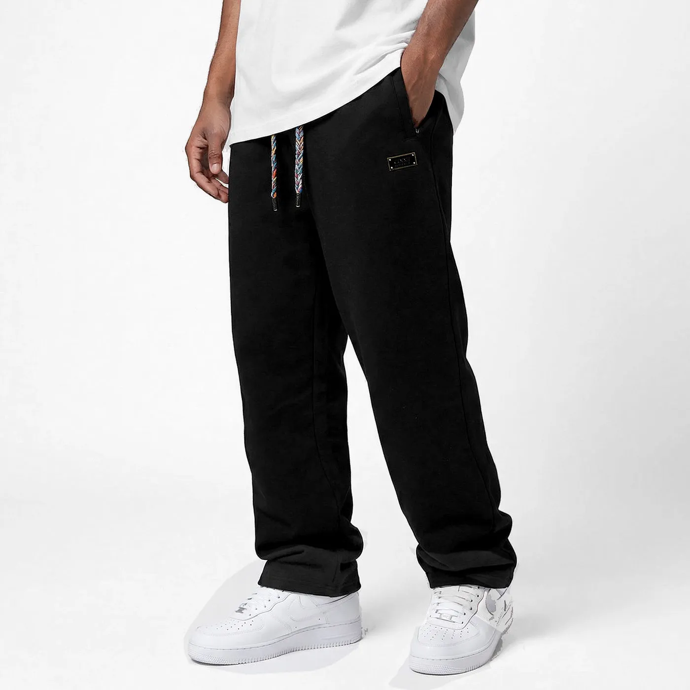 COOGI Crown Reserve pantaloni trening negri oversized