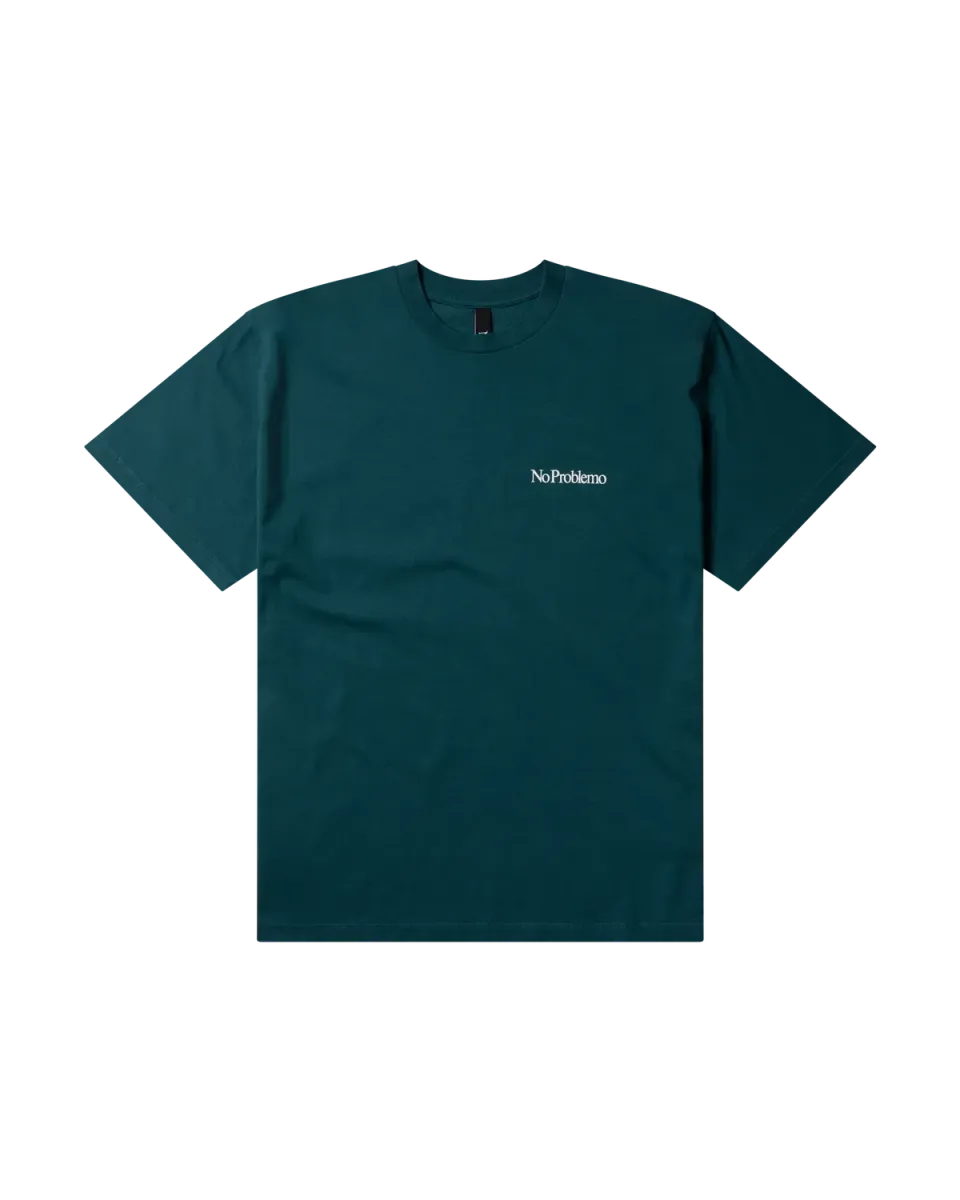 No Problemo Mini Problemo SS Tee tricou teal bumbac