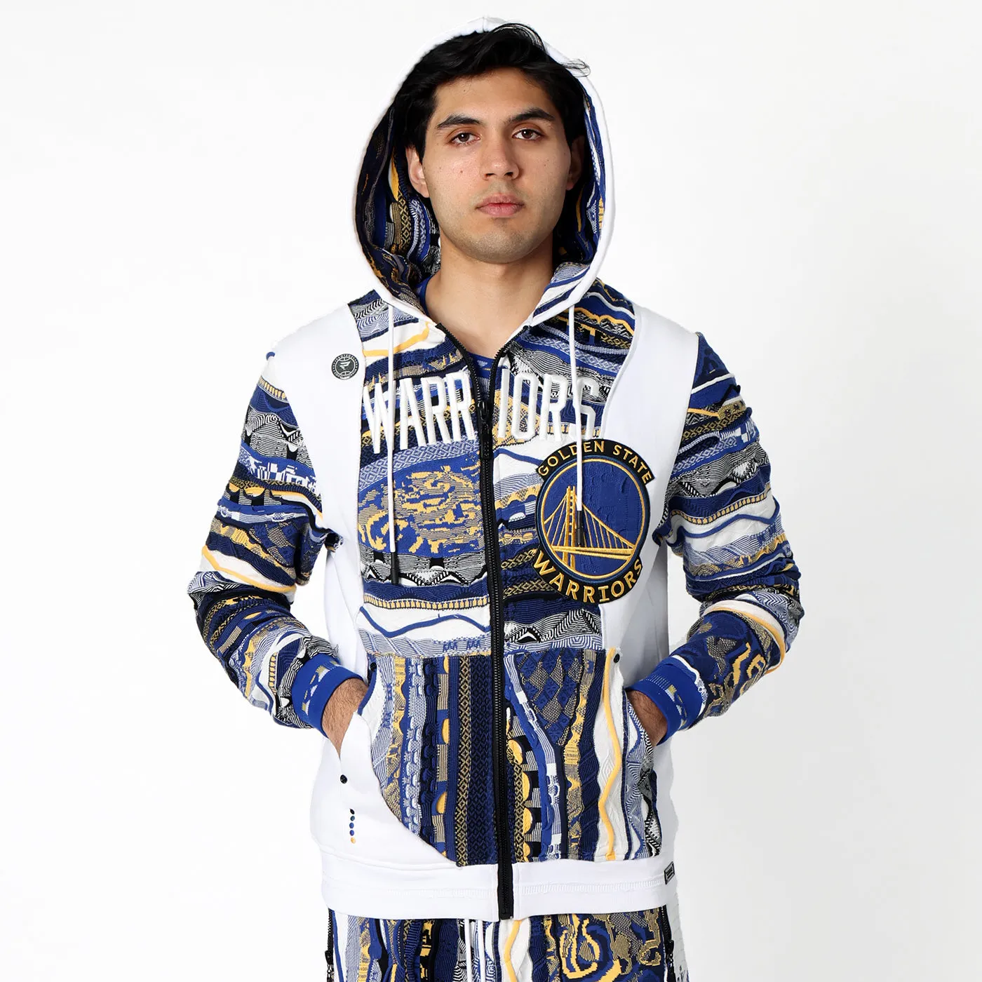 COOGI Warriors Full Zip hanorac albastru NBA
