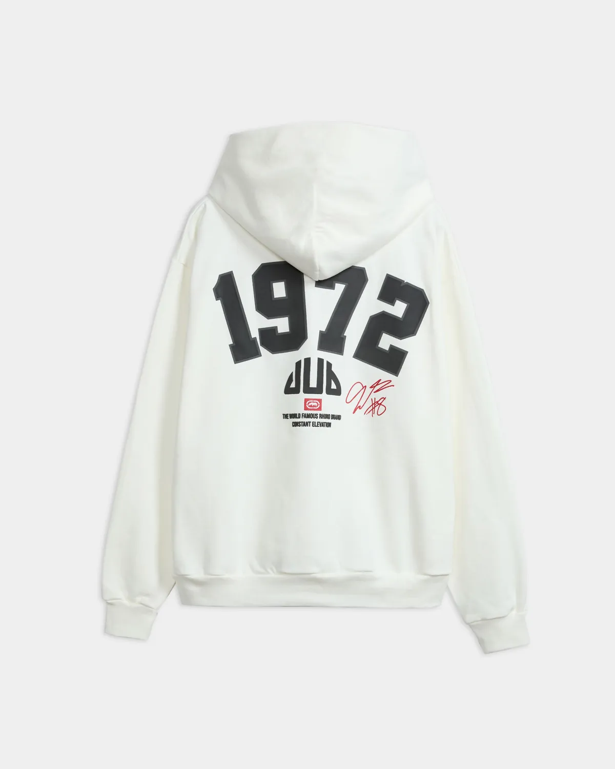 Ecko Red JDUB Rhino 1972 hanorac alb bumbac
