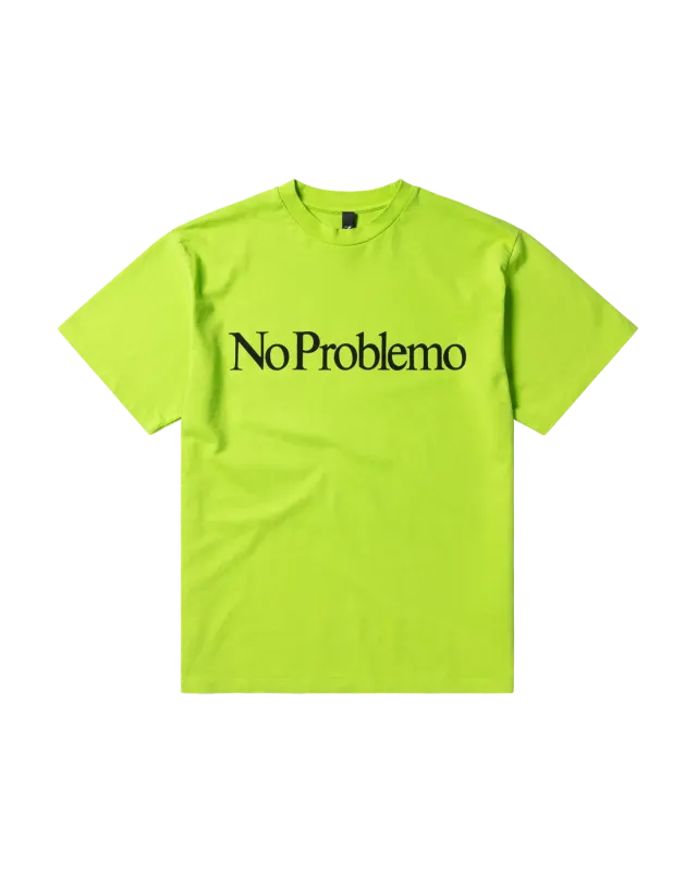 No Problemo Fluoro SS Tee tricou verde bumbac