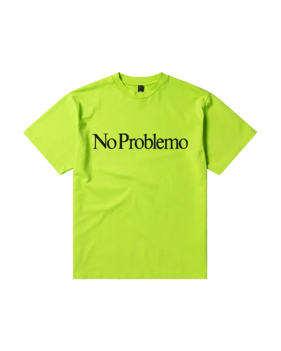 No Problemo Fluoro SS Tee tricou verde bumbac