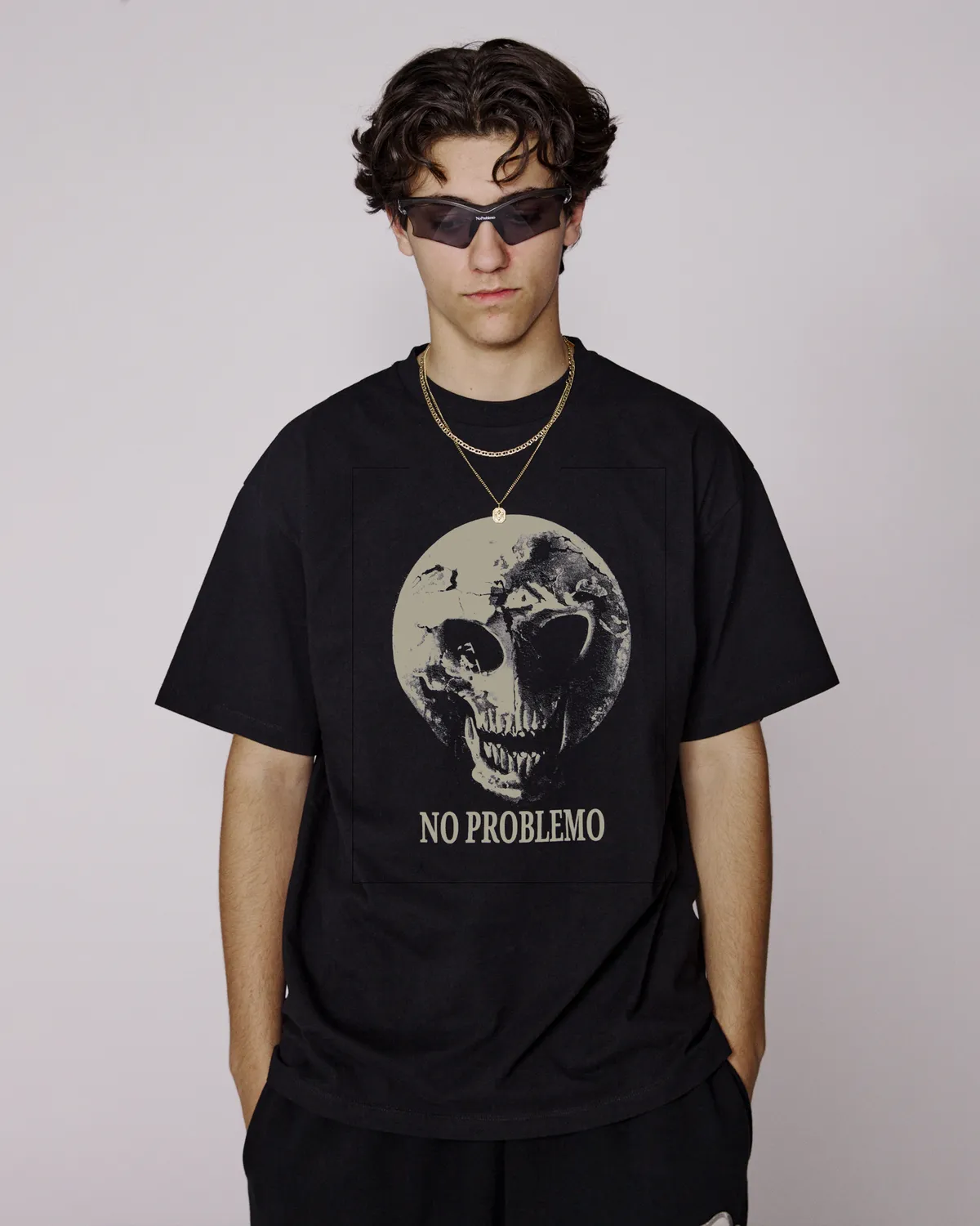 No Problemo Dead Planet SS Tee tricou negru bumbac greu