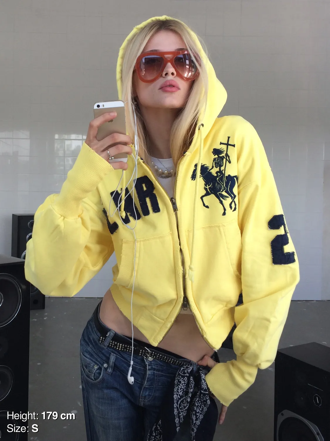 Enrage 2010 Zip Hoodie hanorac galben bumbac