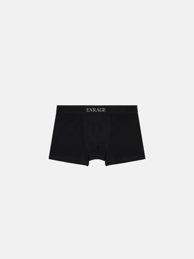 Enrage Boxers boxeri negri bumbac elastic