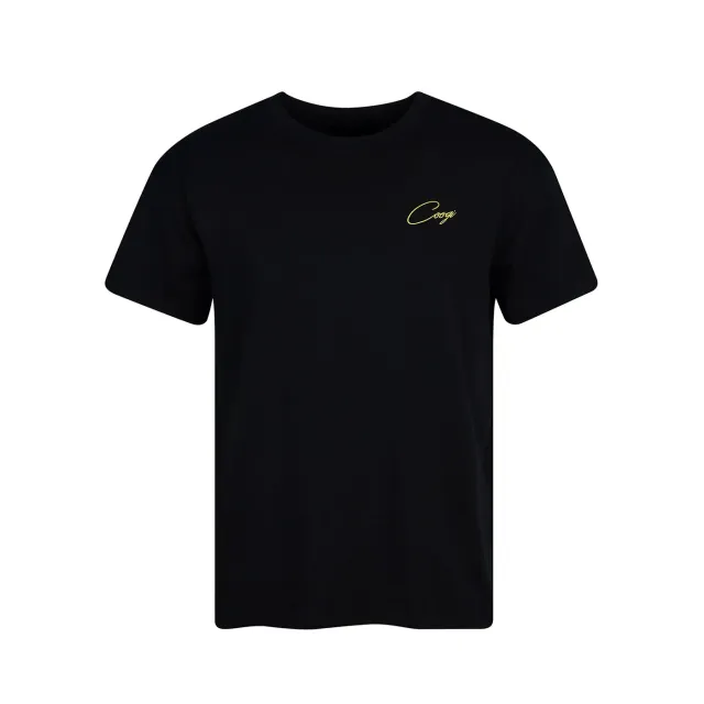 COOGI Script Tee tricou negru bumbac premium