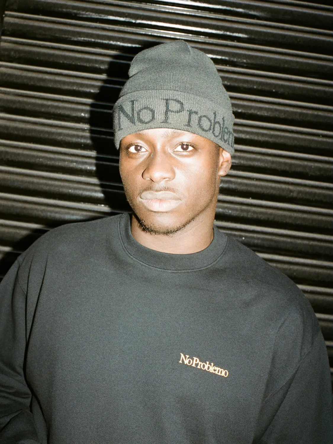 No Problemo Beanie caciula gri iron tricotata