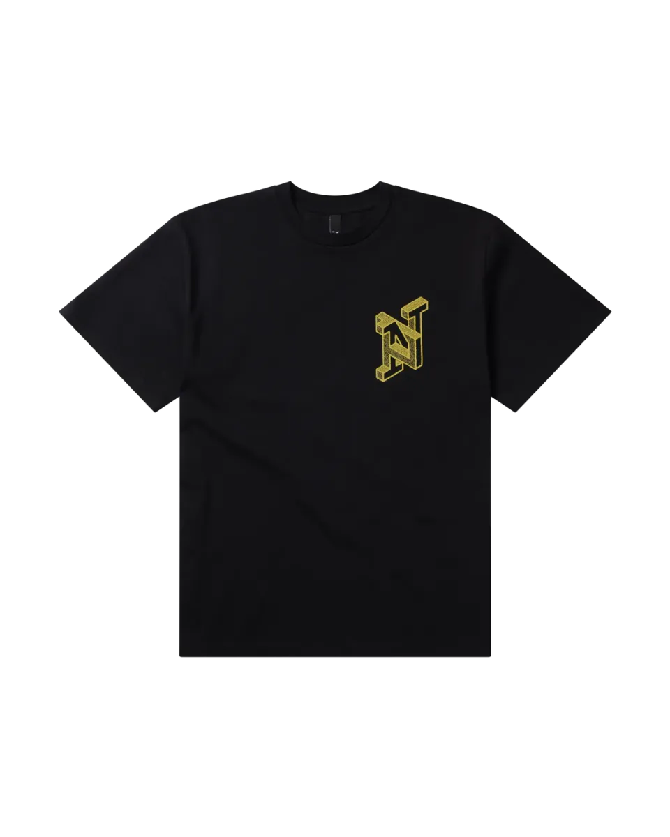 No Problemo Atomic Pyramid SS Tee tricou negru bumbac