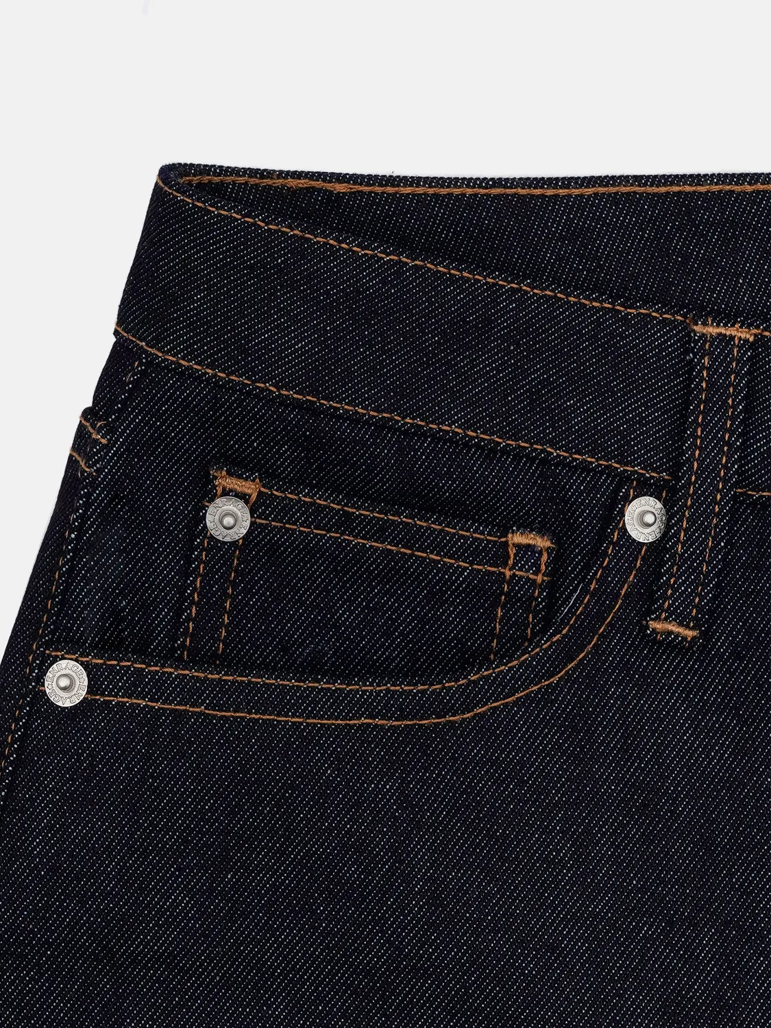 Enrage Bowstons Jeans blugi raw denim largi