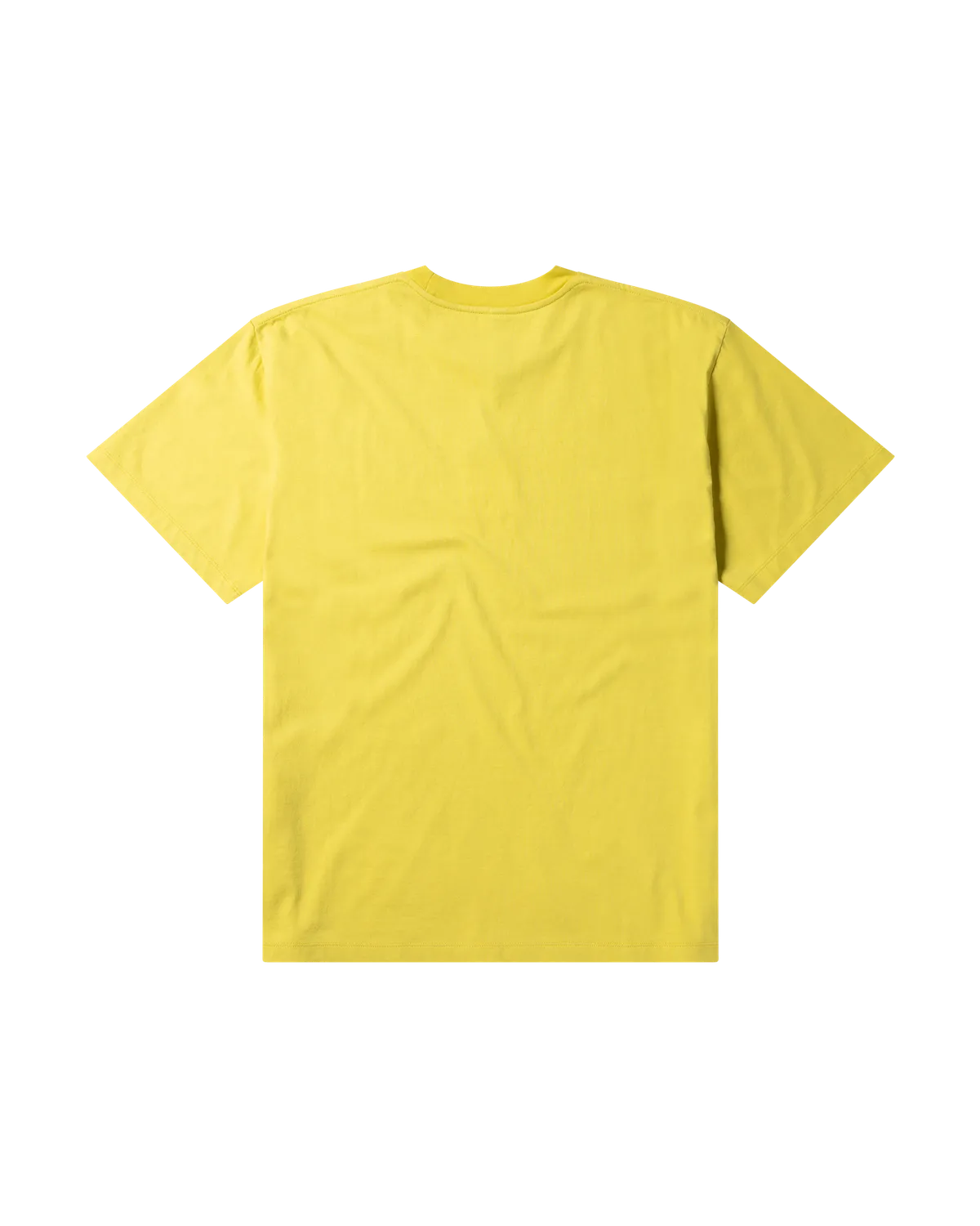 No Problemo SS Tee tricou galben bumbac greu