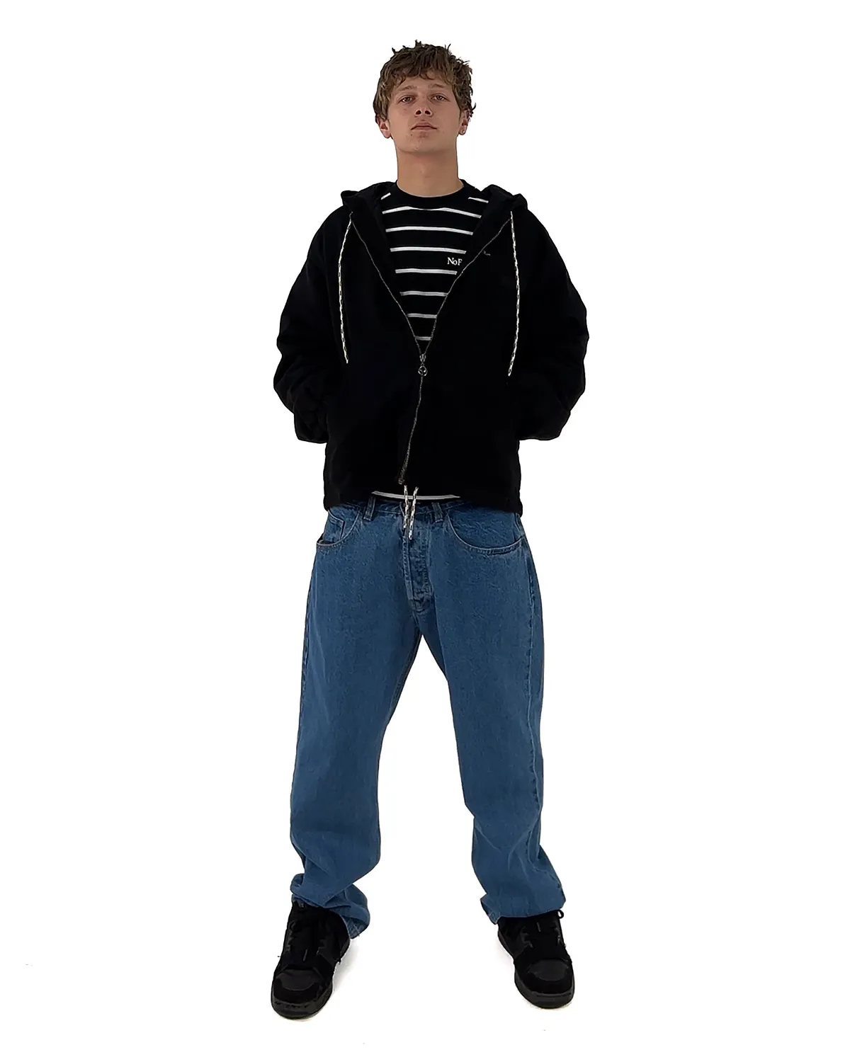 No Problemo Workwear jacheta neagra bumbac