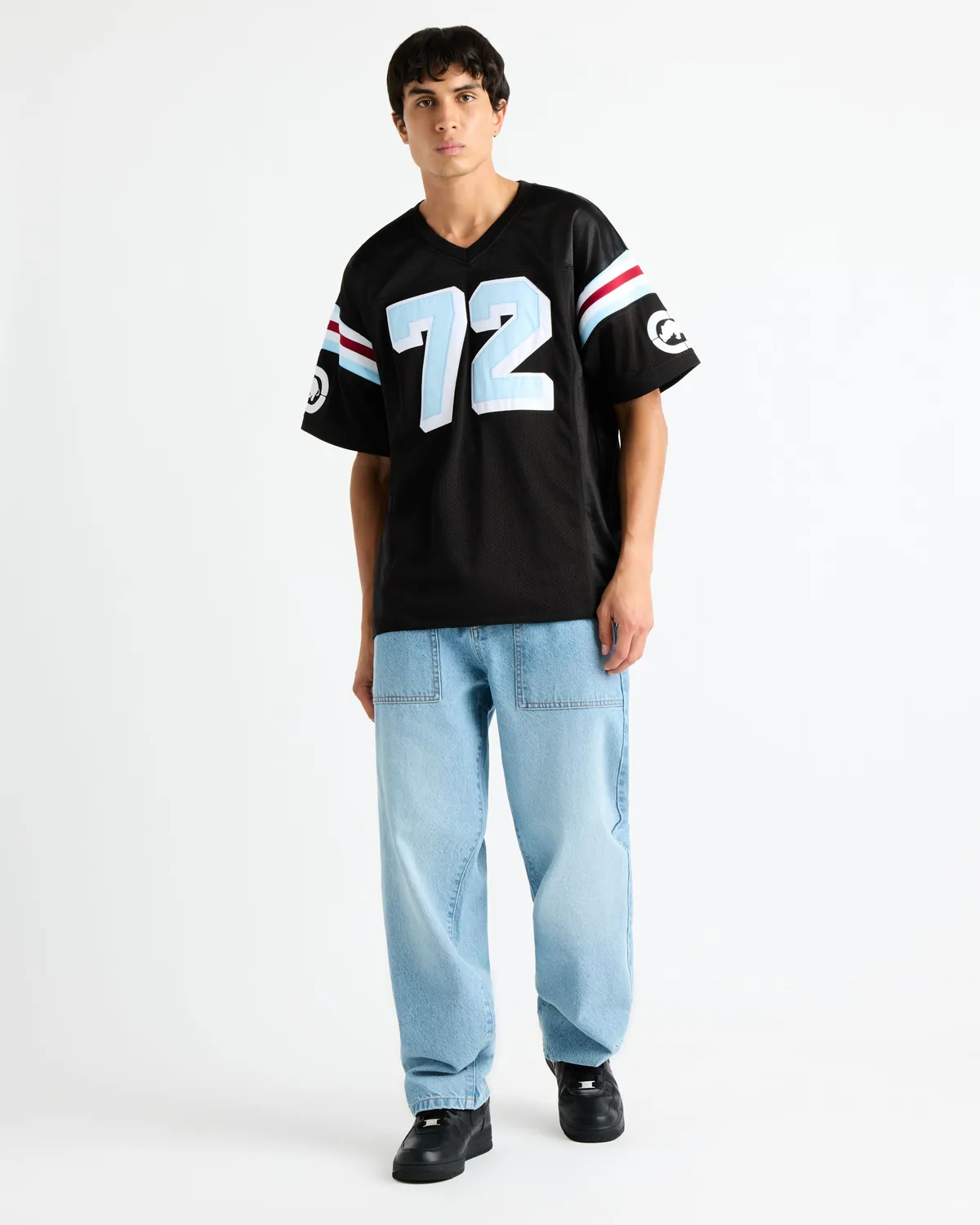 Ecko Red Lennox Jersey tricou V-neck mesh