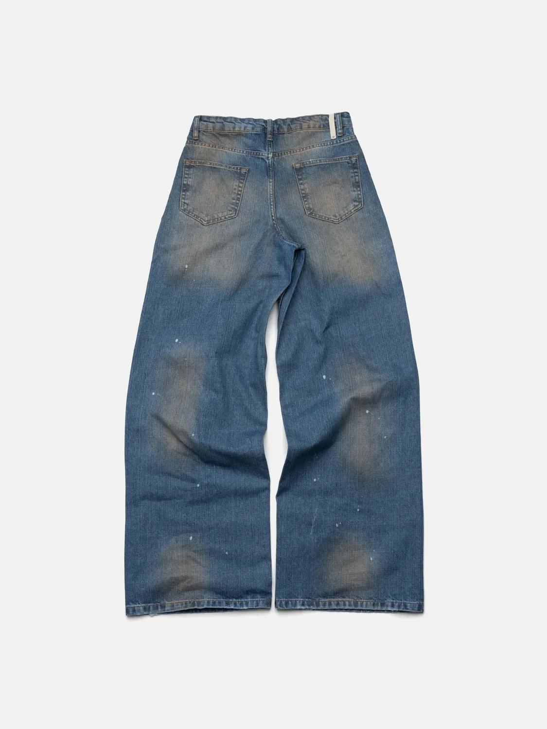 Enrage Bowstons Blue Painter blugi largi bumbac prespalat