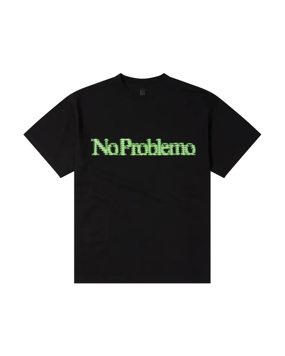 No Problemo Digi Problemo SS Tee tricou negru bumbac