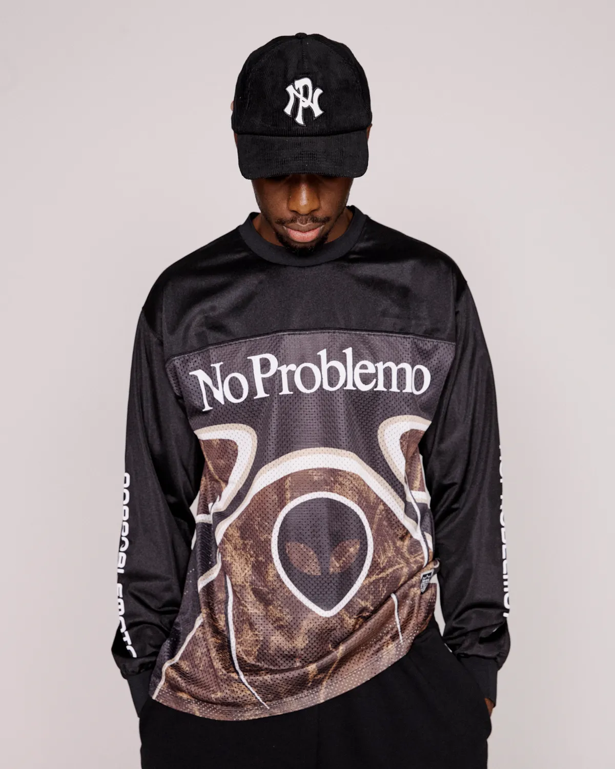No Problemo Alien LS Moto Shirt cămașă neagră camo