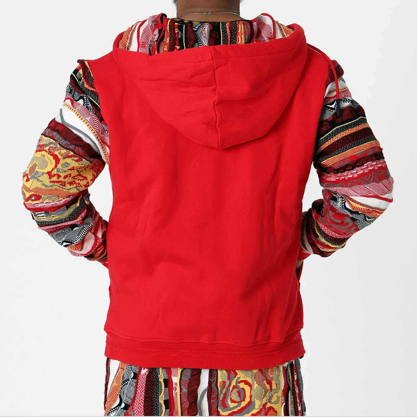 COOGI X NBA X Protege Atlanta Hawks hanorac cu fermoar roșu