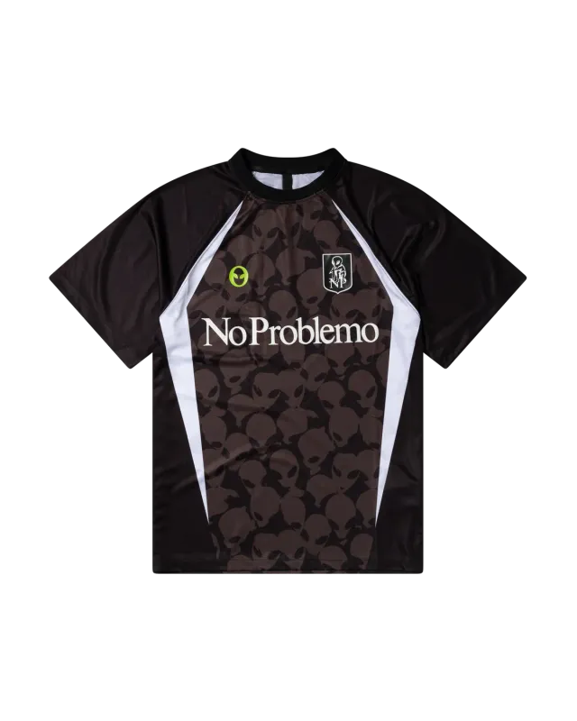 No Problemo Area 51 Football Shirt tricou negru poliester