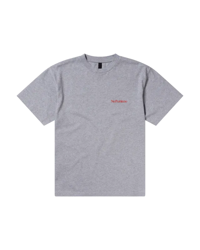 No Problemo Mini Problemo SS Tee tricou gri marl