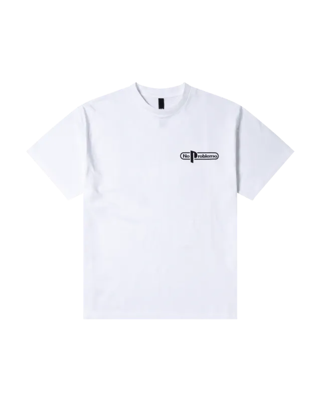 No Problemo No Limits SS Tee tricou alb bumbac