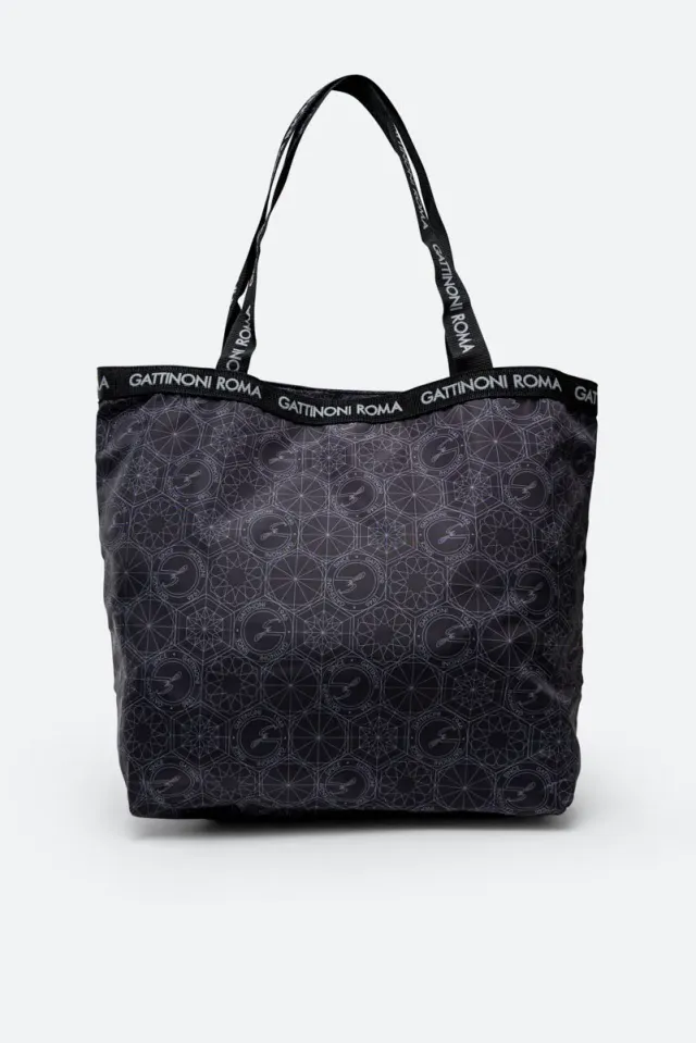 Gattinoni EasyChic Teodosia geanta shopper pliabila neagra