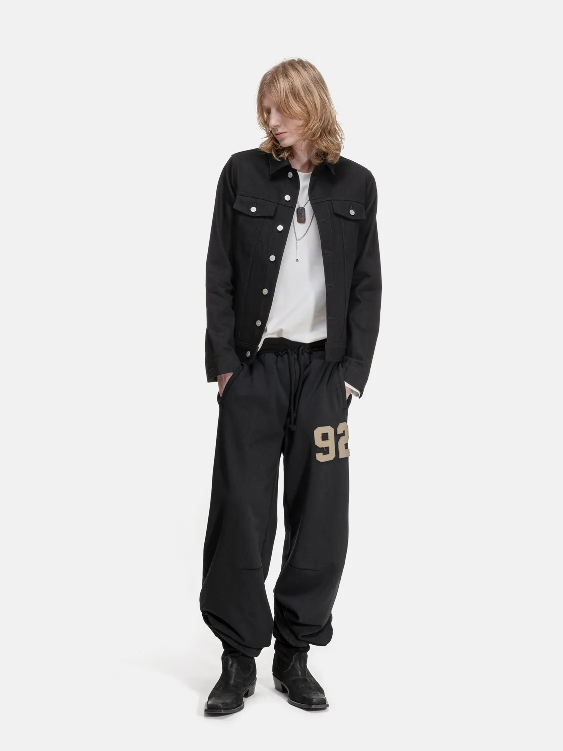 Enrage 2010 Sweatpants pantaloni negri bumbac