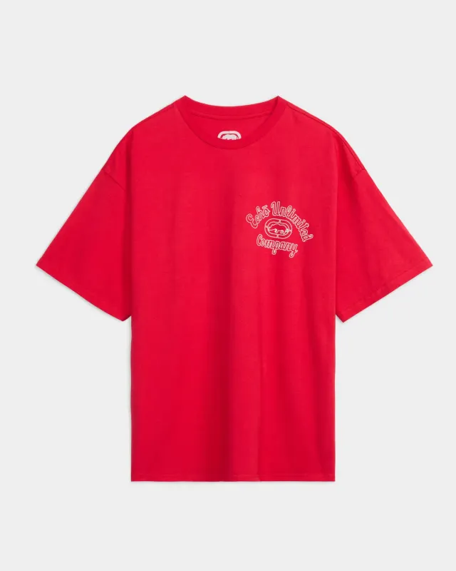 Ecko Red First String tricou greu box spate imprimat